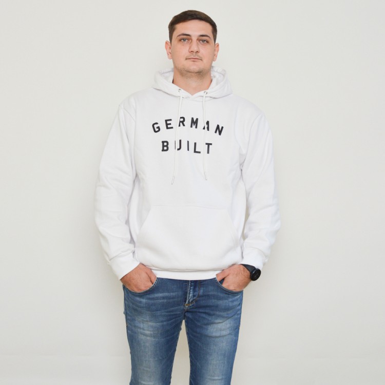 GERMAN BUILT HOODIE – WHITE