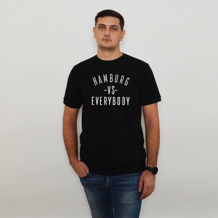 HAMBURG -VS- EVERYBODY T-SHIRT – BLACK