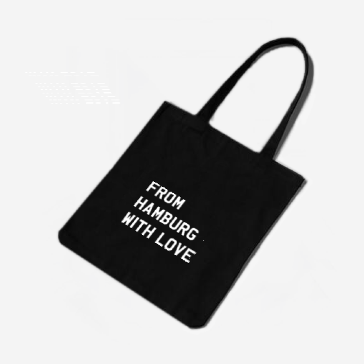 HOME IS HAMBURG Tote- Black