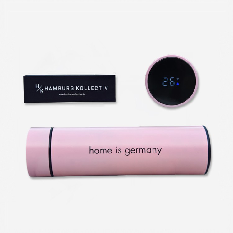 home is germany Insulated water bottle- PINK